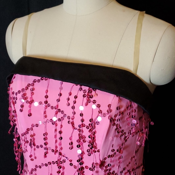 Sparkly Pink Costume/Dance dress S/M - Picture 2 of 12